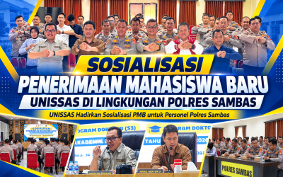UNISSAS Sosialisasikan Penerimaan Mahasiswa Baru di Lingkungan Polres Sambas