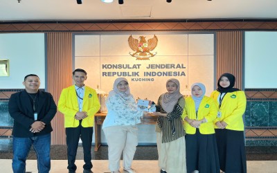 UNISSAS Kirim Mahasiswa Magang ke KJRI Kuching, Perkuat Diplomasi Pendidikan di Perbatasan